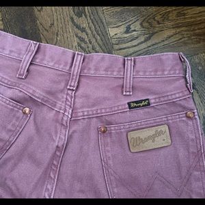 Purple Wrangler Jeans